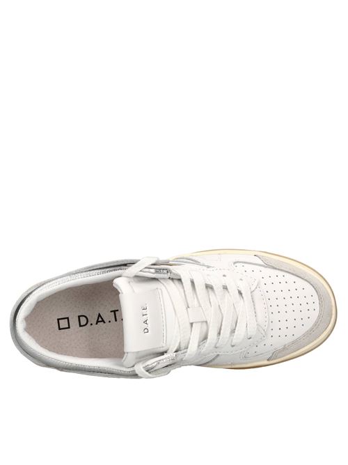 Sneakers in pelle D.A.T.E. | TORNEO CLASSICBIANCO-ARGENTO